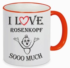 Kaffetasse love rosenkopf so - kaffetasse,