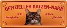 Blechschilder Lustiger Katzen