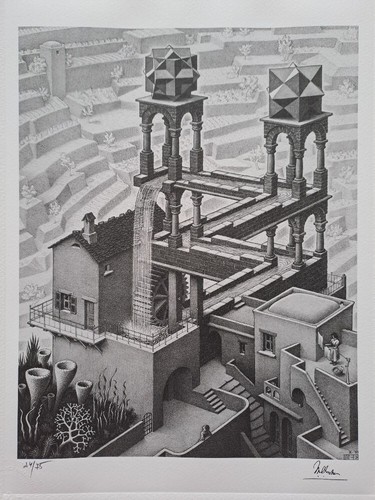 Escher signiert - m.,