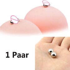 2Stk/ 1paar Starke Magnetische Kugeln Nippel Klemmen Brust Kugel Frauen Männer