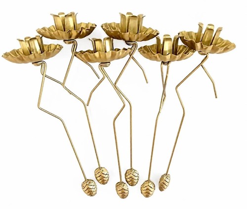 Gold pendel kerzenhalter - 6,