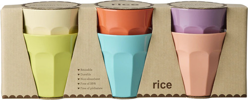 Rice melamine cups in - rice,