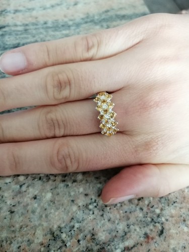 Ring citrin silber 925 20 - ring, gr.