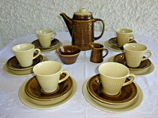 Stavangerflint Brunette Norway Keramk Kaffeeservice 21 tlg.