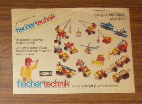 Seltene werbung fischertechnik - seltene,