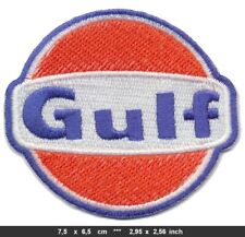 GULF Aufnäher Patch Motorsport Rennsport Sponsor Tankstelle Gasoline USA v2