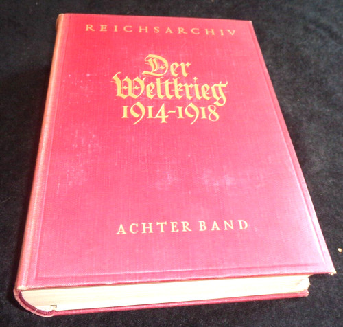Der weltkrieg reichsarchiv - der, 1.