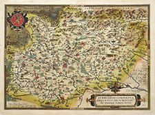 Burgund Original Kupferstich