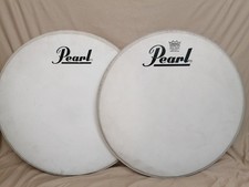 1 Satz Bassdrum-Felle 24" "Pearl" für Schlagzeug Trommel Drumset  Schlag / Reso