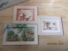 3 schöne Blumen/Pflanzenbilder, versch. Größen, s.Beschreibung