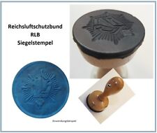 Siegel Stempel Luftschutz Wehrmacht Orden Bunker Luftwaffe Heer WH WW 2.WK RLB