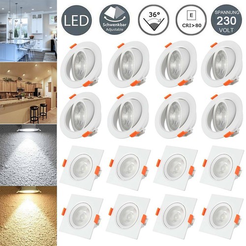 Led spots einbaustrahler set - spots,