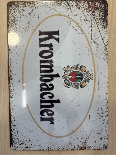 Krombacher blechschild pils - krombacher,