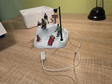 Lemax Weihnachtsdorf Schlittenpiste Weihnachtshaus Winter Deko Weihnachten Deko