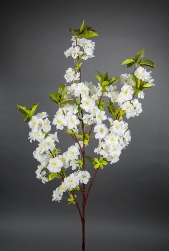 Kirschblütenzweig 105cm weiß