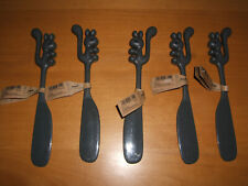 Koziol neu Yummi  Streichmesser Buttermesser Streichlöffel dunkelgrau