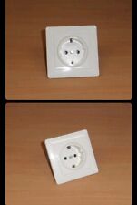 Siemens 5UB1580 DELTA line titanweiß SCHUKO Vollplatte 80x80mm 250V AC, 16A