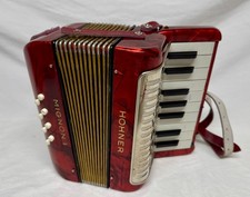 Hohner Kinder Akkordeon Mignon I - rot - sehr schön erhalten -Made in Germany