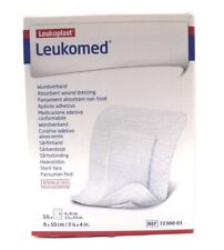 50x Pflaster Wundverband Leukomed 8 x 10 cm STERIL absorbierend REF 72380-01