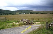 Foto 12x8 Holzstapel Leochel-Cushnie von Zugriff auf &#039;Blairordens&#039; (c2012