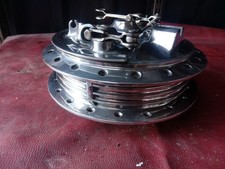 Kawasaki kh 250, 350, 400, 500 S1 Duplex  Bremse 180mm 40 Speichen Poliert 