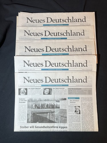 Tageszeitung neues deutschland - neues,