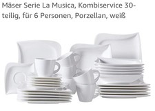 Neuw. Kombiservice für 6