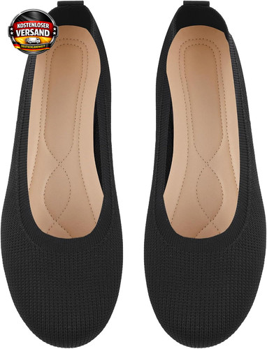 Damen ballerinas knit schuhe - damen,
