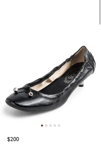Women tod heels black - tod's, patent