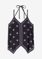 Neckholder Top Gr. 48 Schwarz