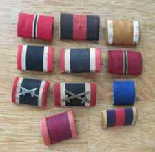 Nachlass 11 x Feldspange  / Ordensspange / Bandspange