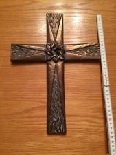 Kreuz Metall mit Dornenkrone