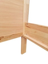 Seniorenbett buche natur extra - seniorenbett,