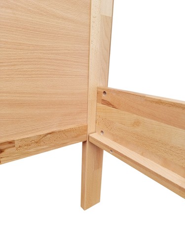 Seniorenbett buche natur extra - natur,