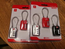 3er Set TSA Kofferschloss Zahlenschloss Gepäcksicherung  Lock combination