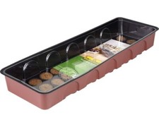 Zimmergewächshaus FloraSelf Fensterbank-Treibhaus 55x17x11 cm inkl. 36 Quelltabs