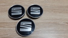 3x Original Seat Alhambra 7N Felgendeckel, Nabendeckel 7N5601171 für Alufelgen 