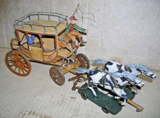 Alte Elastolin Postkutsche mit