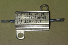 1 Stck.Hochlastwiderstand 10 Ohm 5Watt Drahtwiderstand JAN-R 1% NOS DALE