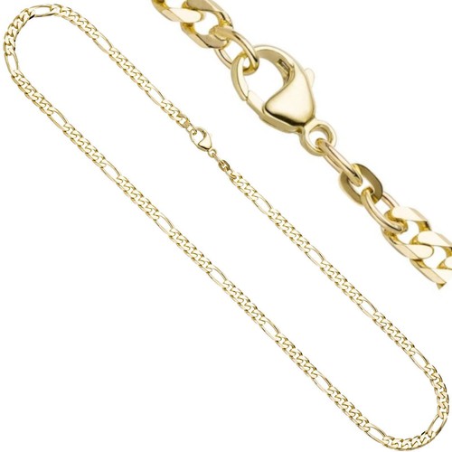 Figarokette 585 echt gold - figarokette,