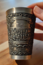 💖Kaiserslauterer Siegelbecher 💖Zinn Becker Stuttgart💖Schnapsbecher💖8,5 cm h