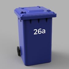 Hausnummer Mülltonne Zahlen Buchstaben Klebezahlen Aufkleber Sticker