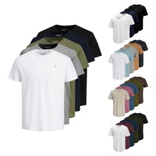 5er Pack JACK & JONES Herren Shirts T-Shirts Kurzarmshirts Tee SS Crew Neck
