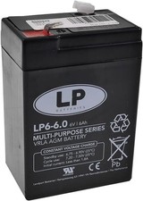 Telekom Schalter und Funk Backup Batterie 6V, 6Ah versiegelt VRLA AGM Technologie