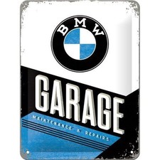 Nostalgic-Art - Retro Garagen Blechschild Metallschild 15x20cm - BMW Garage
