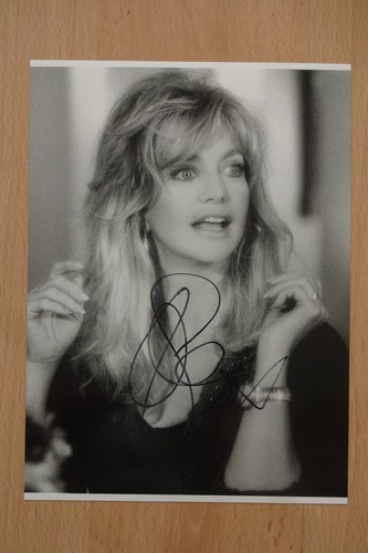 Goldie hawn autogramm signed - hawn,