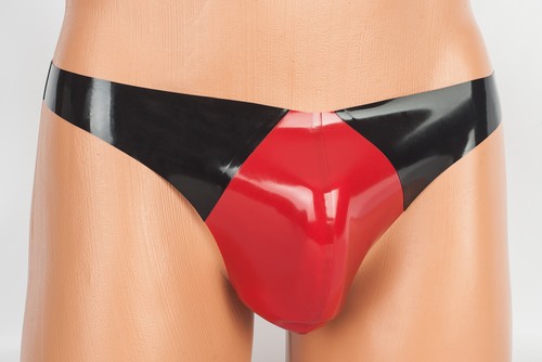 Latex herren slip tanga - latex,