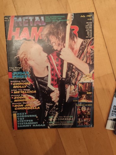 Metal hammer 1987 englische - hammer,