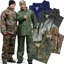 MILITÄR REGENANZUG REGENJACKE + REGENHOSE BW NÄSSESCHUTZ ARMEE ARMY REGENKOMBI 