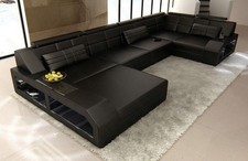 Sofa Wohnlandschaft Leder